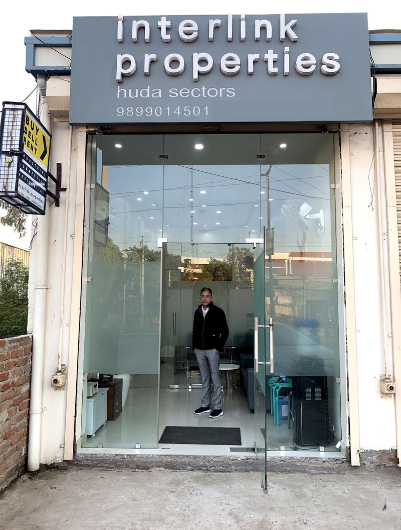 Interlink Properties office on 12-15 Dividing Road, Faridabad